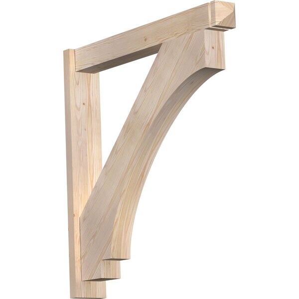 Ekena Millwork Imperial Arts & Crafts Smooth Outlooker, Douglas Fir, 5 1/2"W x 38"D x 38"H OUT06X38X38IMP03SDF - main